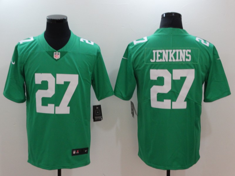 Men's Philadelphia Eagles Malcom Jenkins #27 Green Jersey